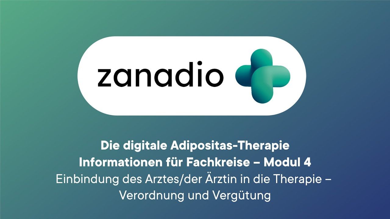 zanadio Erklärvideo: Einbindung des Arztes, Verordnung und Vergütung